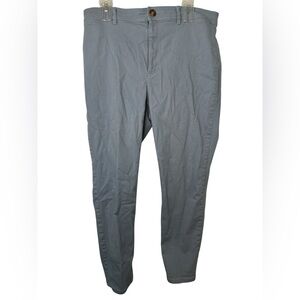 Loft Blue Cotton Straight Legs Pants 14